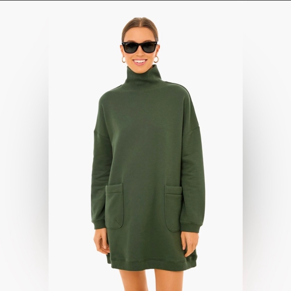 Pomander Place Porter Forest Green dress